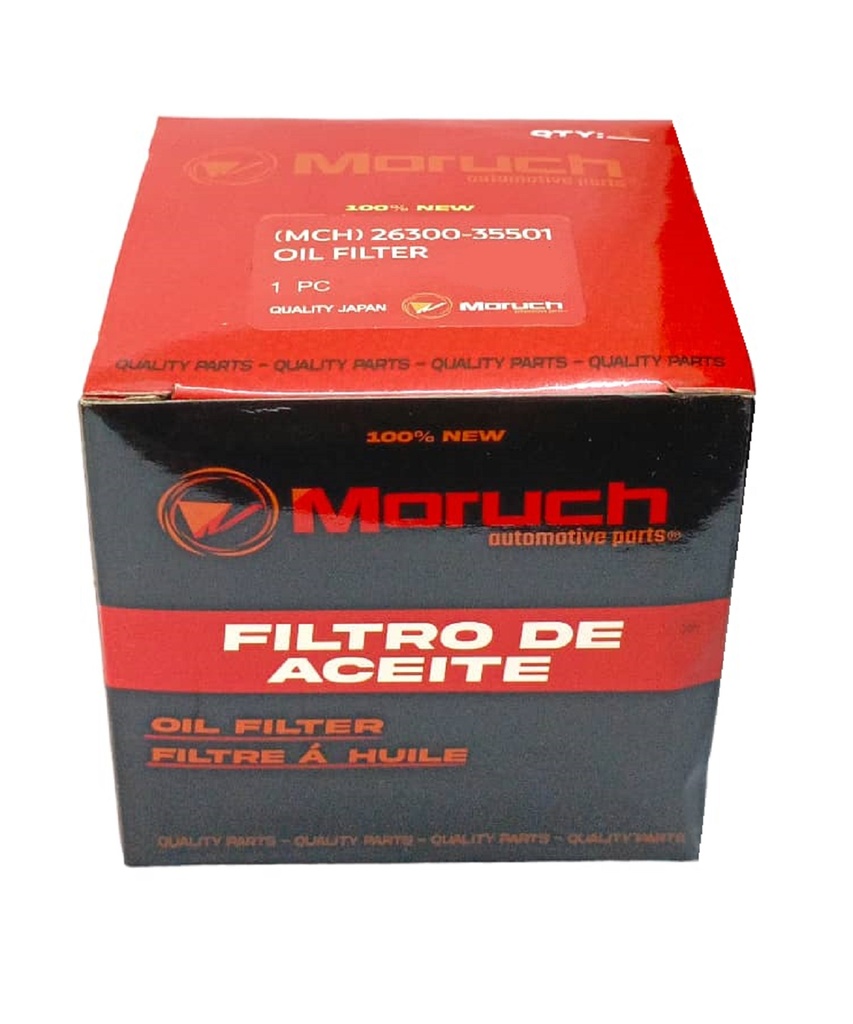 FILTRO DE ACEITE MOTOR ACCENT 35501